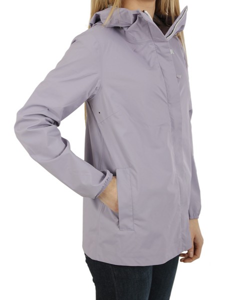 Marguerite Strech Dot Violet Wisteria k-way Jacket