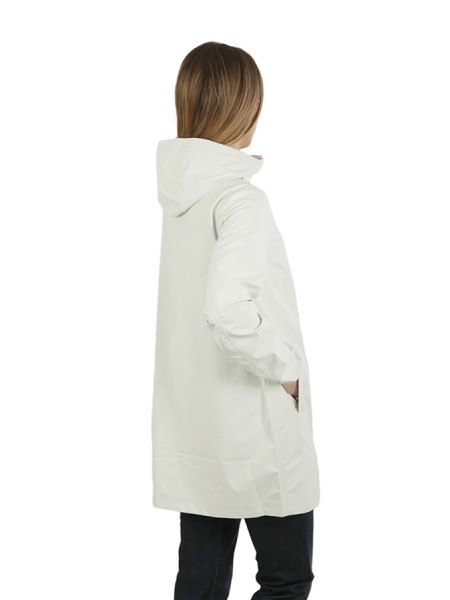 Sophie Stretch Dot White k-way Jacket