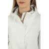 Sophie Stretch Dot White k-way Jacket