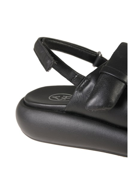 Sandal ASH double band in Black Leather