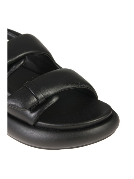 Sandal ASH double band in Black Leather