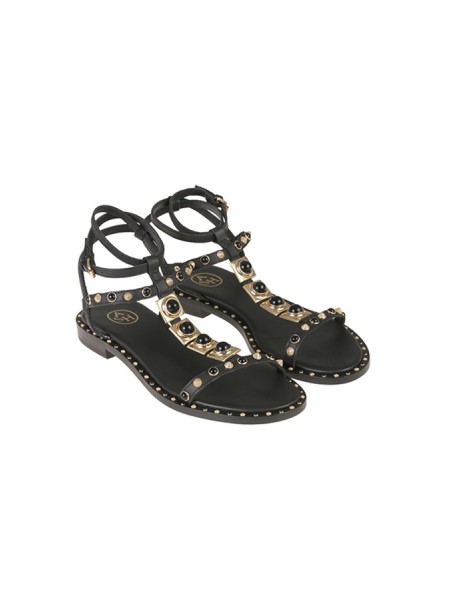 Ash Party sandal with studs Black