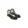 Ash Party sandal with studs Black