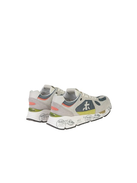 Premiata Mase 6623 Grey/Blue Denim Sneakers