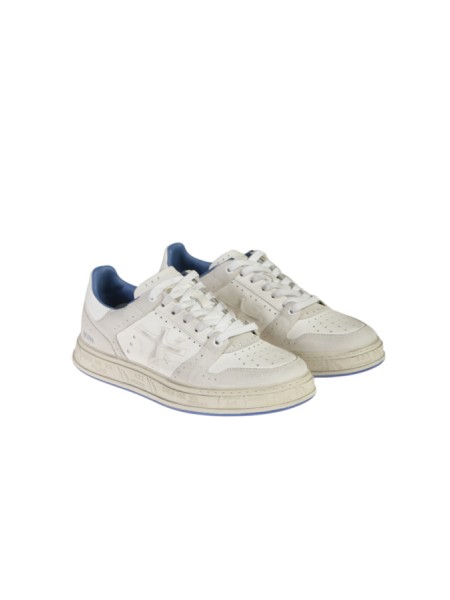 Premiata Quinn 6686 White/Blue Sneakers