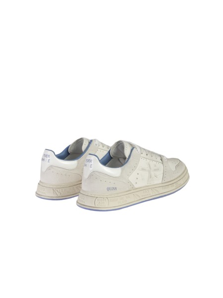 Premiata Quinn 6686 White/Blue Sneakers