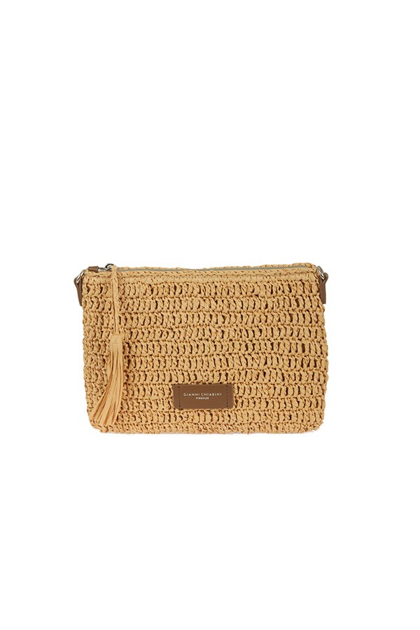 Marcella Clutch GIANNI CHIARINI Straw Clutch Rope