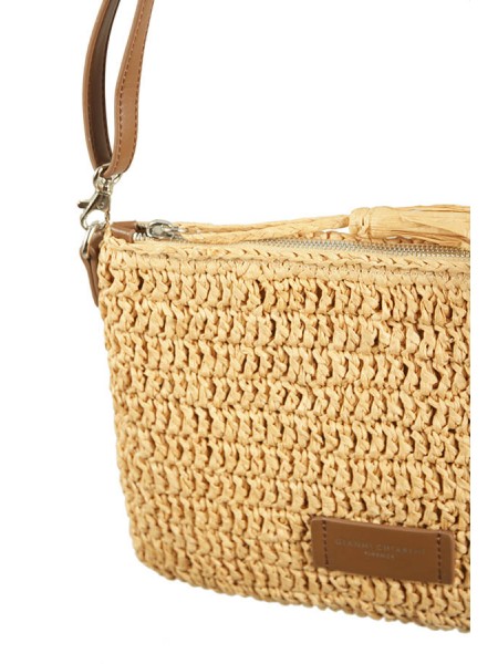 Marcella Clutch GIANNI CHIARINI Straw Clutch Rope