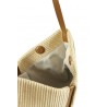 Themoirè Tike Bag in Shell/Caramell Straw