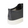 Henderson Baracco sneaker in blue perforated leather