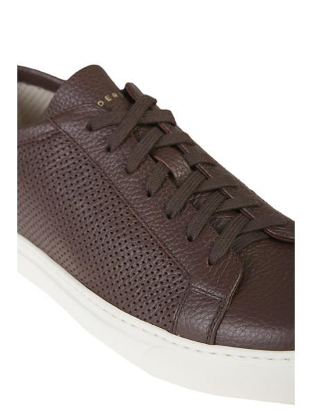 Henderson Baracco Sneaker in Brown Leather