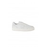 Philippe Model Nice Low Leather Sneaker in White Leather