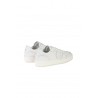 Philippe Model Nice Low Leather Sneaker in White Leather