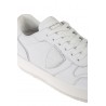 Philippe Model Nice Low Leather Sneaker in White Leather