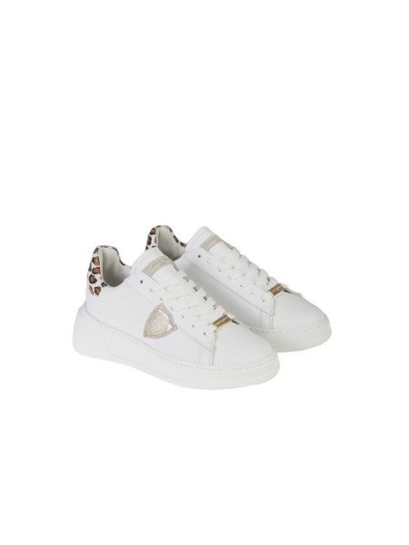 Philippe Model Tres Temple White/Animal Sneaker