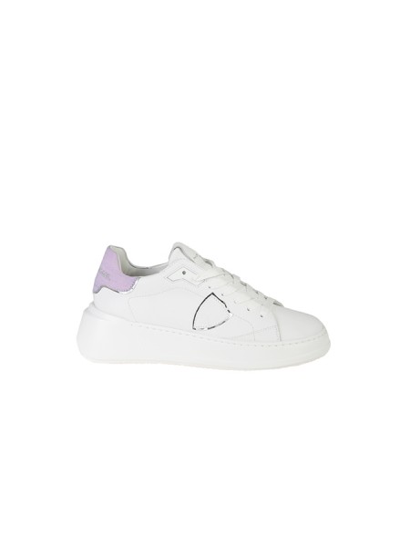 Philippe Model Tres Temple White/Pink/Light Blue Sneaker