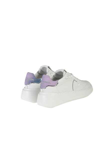 Philippe Model Tres Temple White/Pink/Light Blue Sneaker