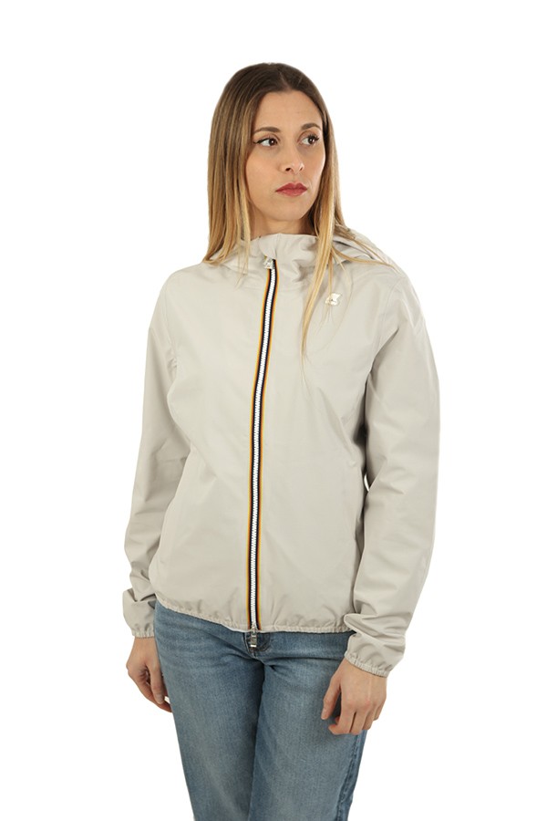 Lilly Stretch Poly Jersey Beige LT k-way Jacket