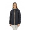 Marguerite Strech Poly Jersey Blue k-way Jacket