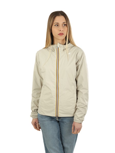 k-way Lily Double Beige/Blue Jacket