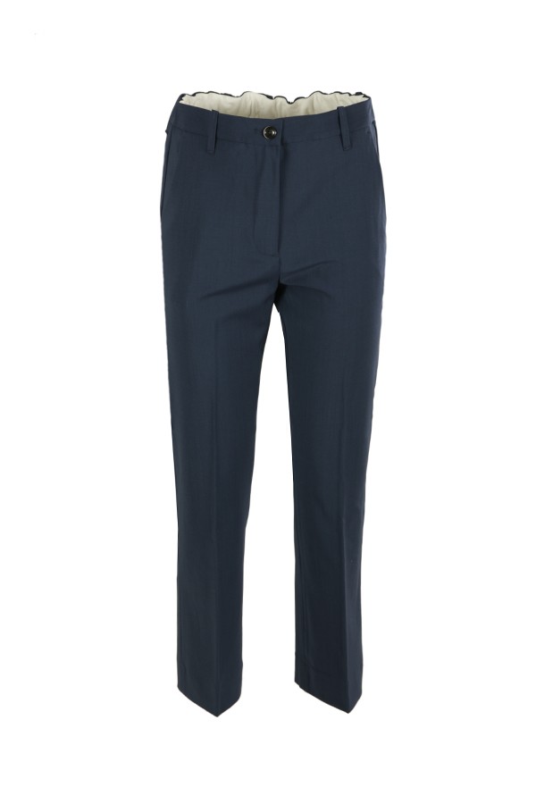 Magda NINE IN THE MORNING Trousers Navy Blue