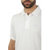 Barbour polo shirt in white piqué