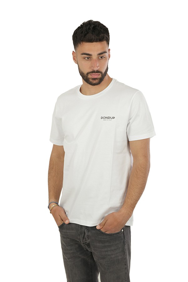 Dondup T-shirt with White Cotton Logo