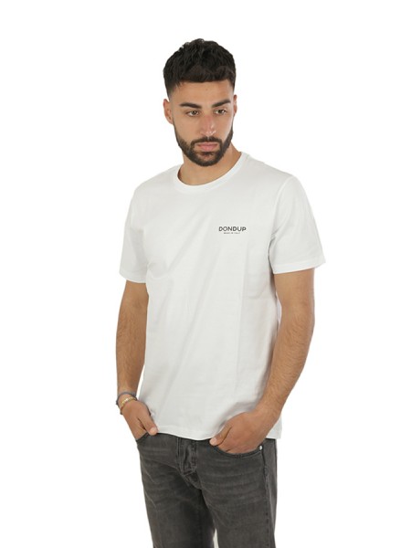 Dondup T-shirt with White Cotton Logo