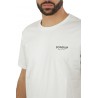 T-shirt Dondup con Logo in Cotone Bianco