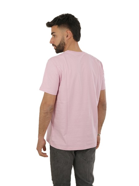 Dondup T-shirt with Pink Cotton Logo