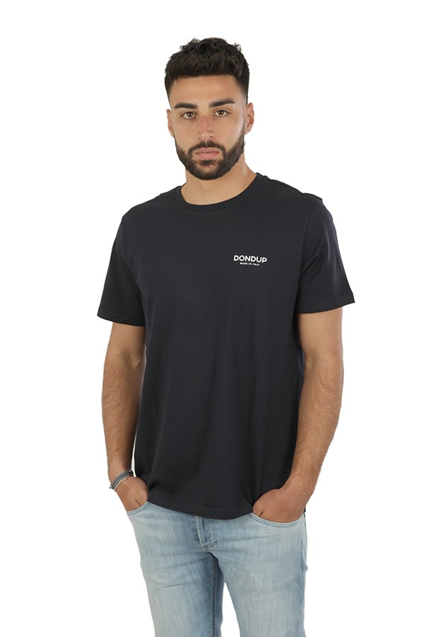 Dondup T-shirt with Blue Cotton Logo