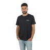 T-shirt Dondup con Logo in Cotone Blu