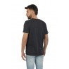 T-shirt Dondup con Logo in Cotone Blu