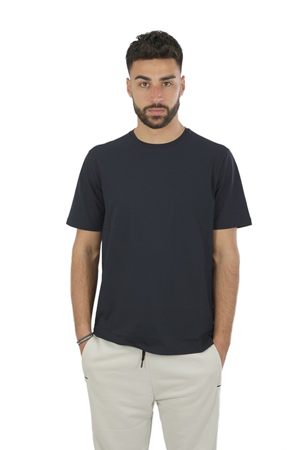 Blue Crepe Jersey HERNO T-shirt