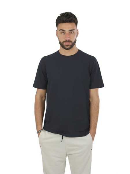 Blue Crepe Jersey HERNO T-shirt