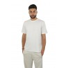 Herno T-shirt in White Crepe Jersey