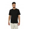 Herno T-shirt in Black Crepe Jersey