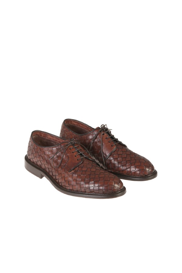 Derby Halexander Hotto braided leather