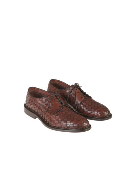 Derby Halexander Hotto braided leather