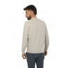 Crewneck DRUMOHR sweater in extra-fine Merino Wool Stone