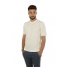 T-shirt Drumohr in Cotone Panna