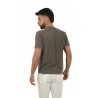 T-shirt Drumohr in Cotone Fango