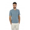 Light blue DRUMOHR cotton polo shirt