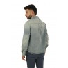 Sandblasted denim NINE IN THE MORNING shirt