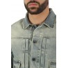 Sandblasted denim NINE IN THE MORNING shirt