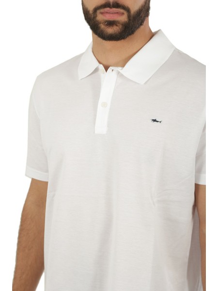 Polo Paul & Shark Short Sleeves White