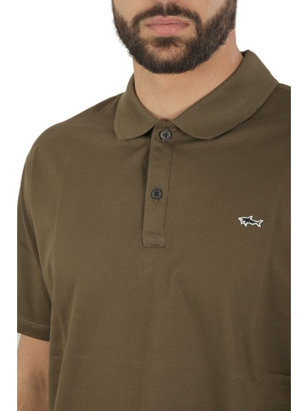 Military Paul & Shark Short Sleeve Polo Shirt