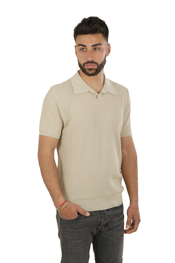 Roberto Collina Cotton Polo Shirt with checked pattern