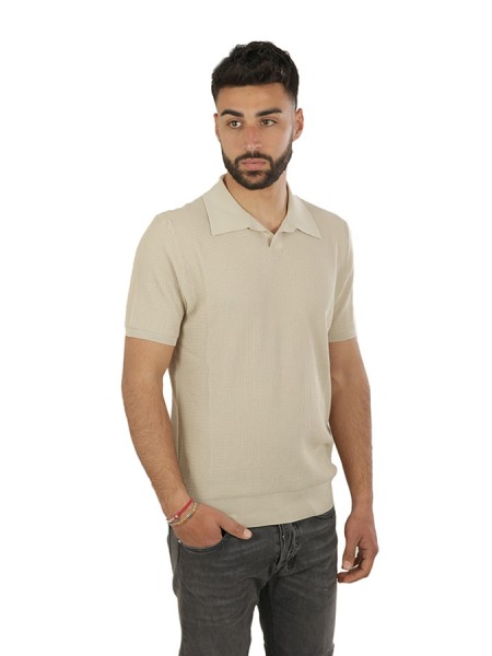 Roberto Collina Cotton Polo Shirt with checked pattern