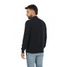 Navy Blue Ribbed ROBERTO COLLINA Cardigan